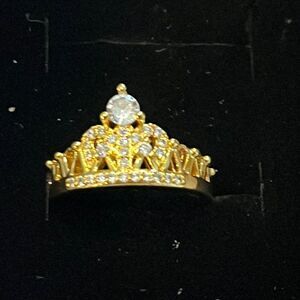 Gold Crown Ring